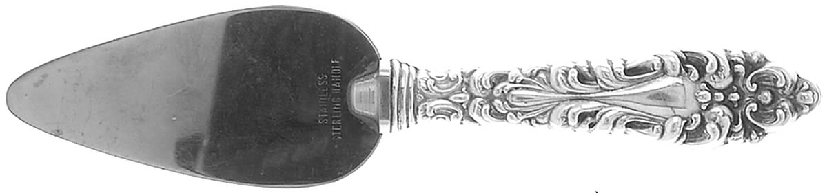 Athene-Crescendo (Sterling, 1890) Cheese Server with Stainless Blade by Frank Whiting-1