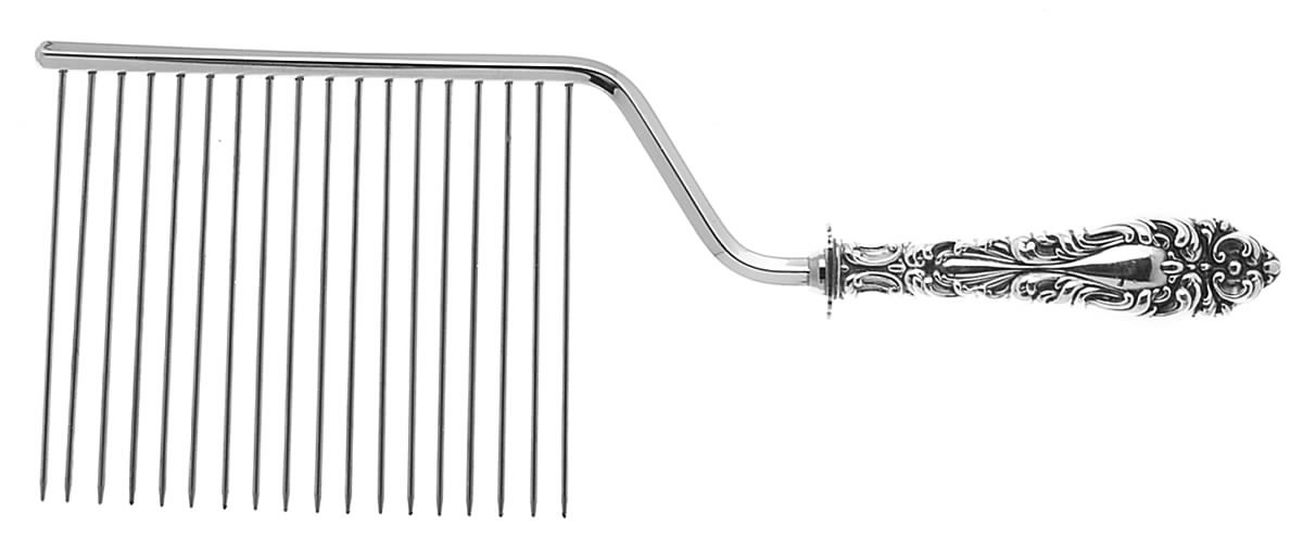 Athene-Crescendo (Sterling, 1890) Cake Breaker with Silverplate Prongs by Frank Whiting-1