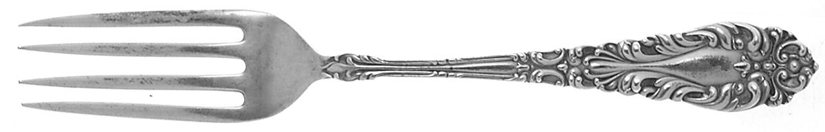 Athene-Crescendo (Sterling, 1890) Solid Youth Tea Fork by Frank Whiting-1