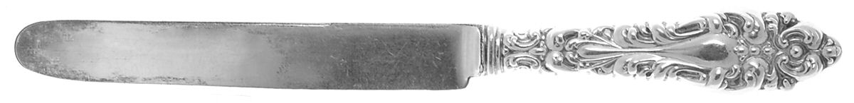 Athene-Crescendo (Sterling, 1890) Youth/Tea Knife with Silverplate Blade by Frank Whiting-1