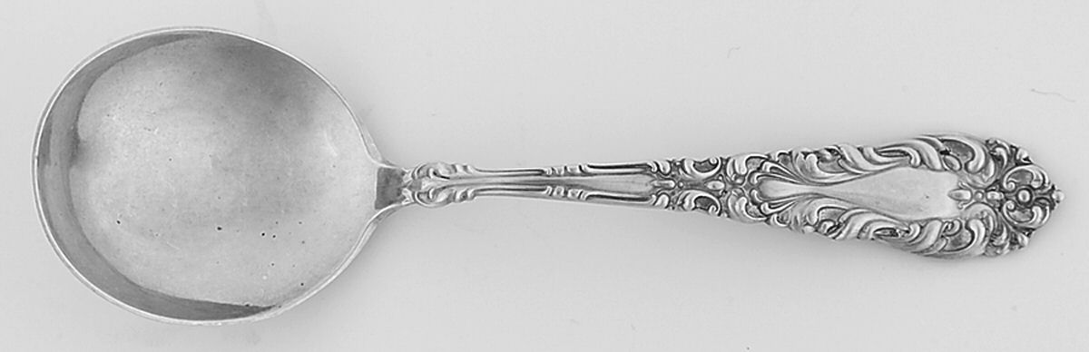 Athene-Crescendo (Sterling, 1890) Round Bowl Soup Spoon (Cream Soup) by Frank Whiting-1