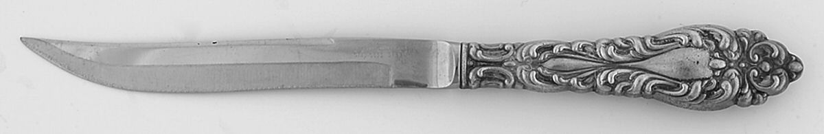 Athene-Crescendo (Sterling, 1890) Individual Steak Knife Hollow Handle by Frank Whiting-1