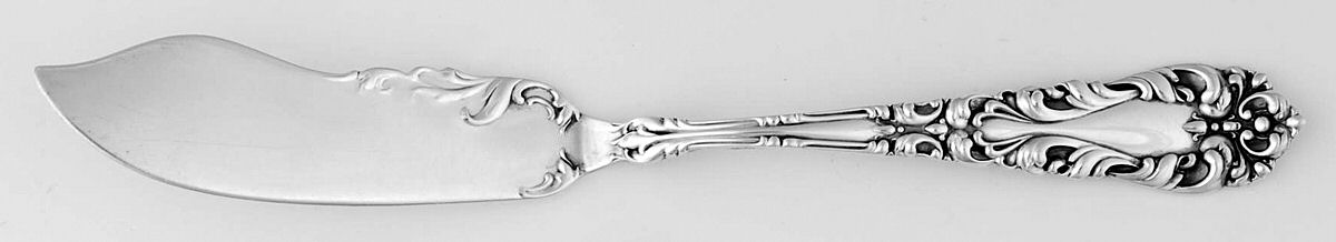 Athene-Crescendo (Sterling, 1890) Flat Handle Master Butter Knife by Frank Whiting-1