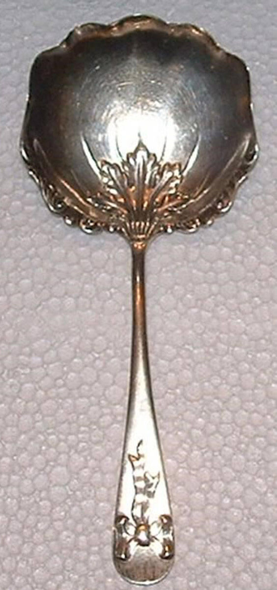 Bow Knot (Sterling, 1890) Solid Bon Bon Spoon by Frank Whiting-1