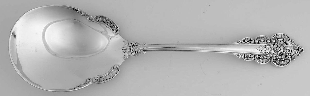 Botitcelli (Sterling, 1949) Solid Salad Serving Spoon by Frank Whiting-1