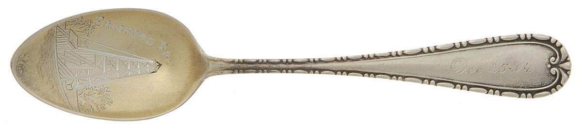 Crystal (Sterling, 1922) Souvenir Spoon (Teaspoon) by Frank Whiting-1