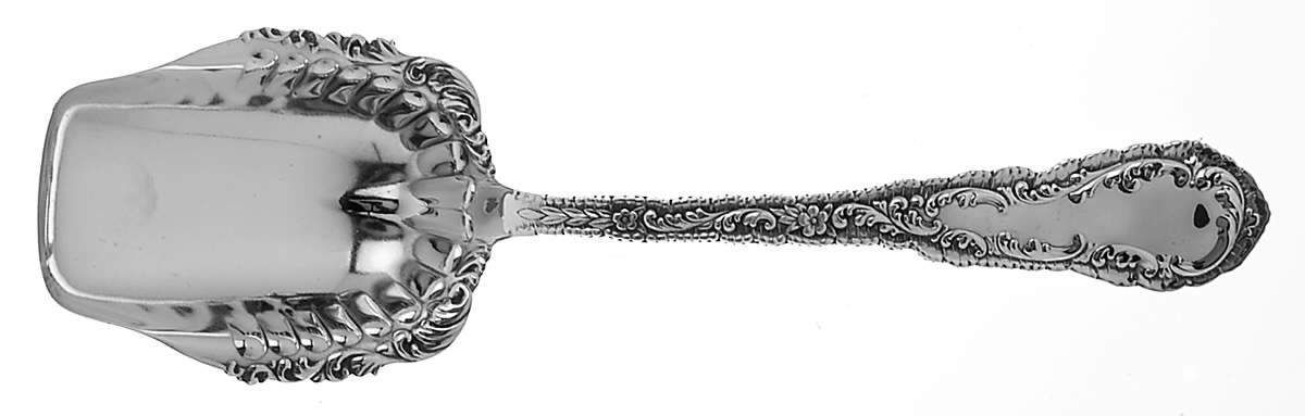 Damascus (Sterling, 1894) Solid Serving Spoon by Frank Whiting-1