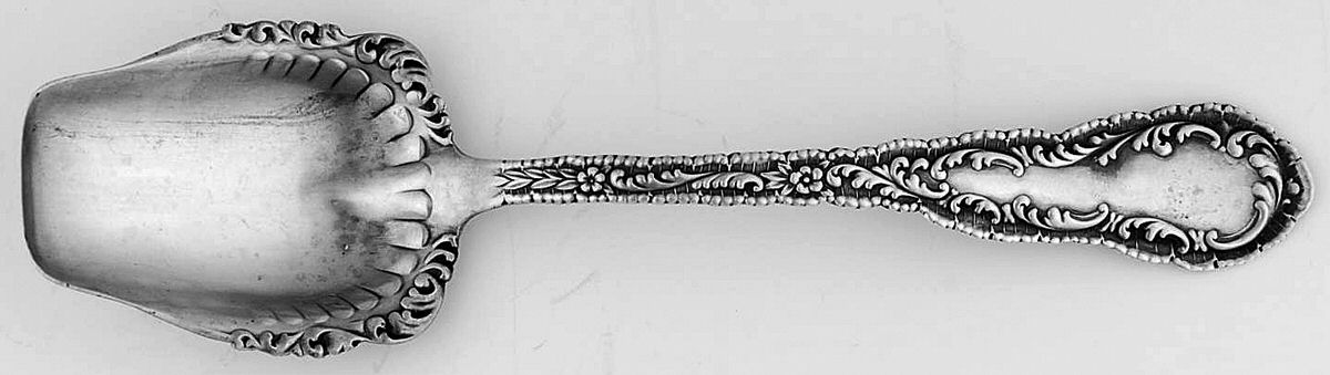 Damascus (Sterling, 1894) Sugar Spoon by Frank Whiting-1