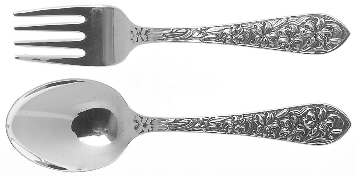 FWS1 (STERLING) 2 Pc Baby Set (BF, BS) by Frank Whiting-1