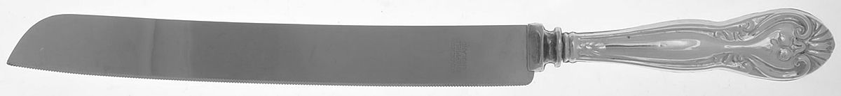 FWS3 (STERLING) Wedding Cake Knife with Stainless Blade by Frank Whiting-1