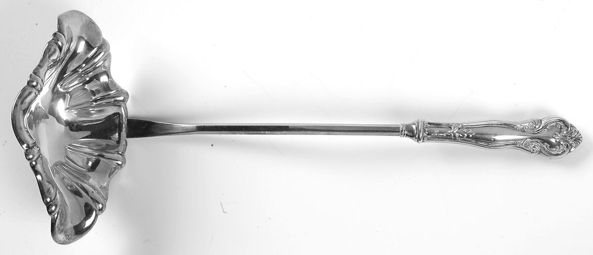 FWS3 (STERLING) Punch Ladle with Silverplate Bowl by Frank Whiting-1