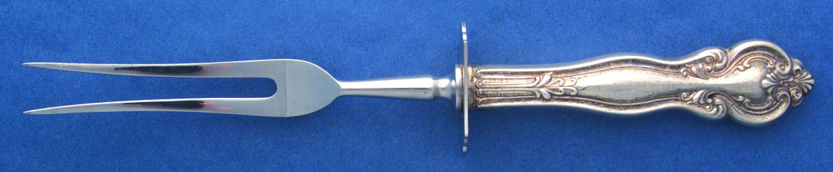 FWS3 (STERLING) Large Stainless-Prong Roast Carving Fork by Frank Whiting-1