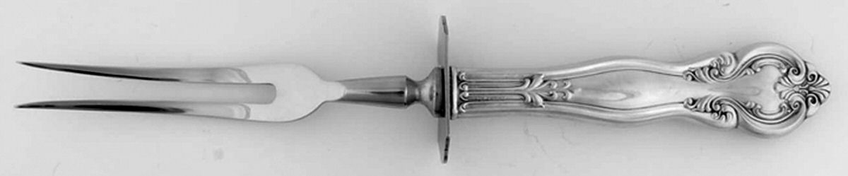 FWS3 (STERLING) Large Stainless-Prong Roast Carving Fork by Frank Whiting-1