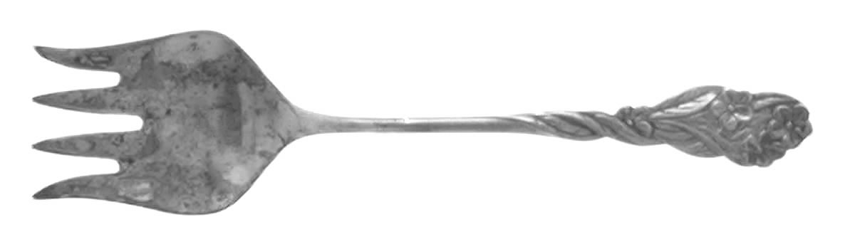 FWS5 (STERLING) Small Solid Tined Sardine Serving Fork by Frank Whiting-1