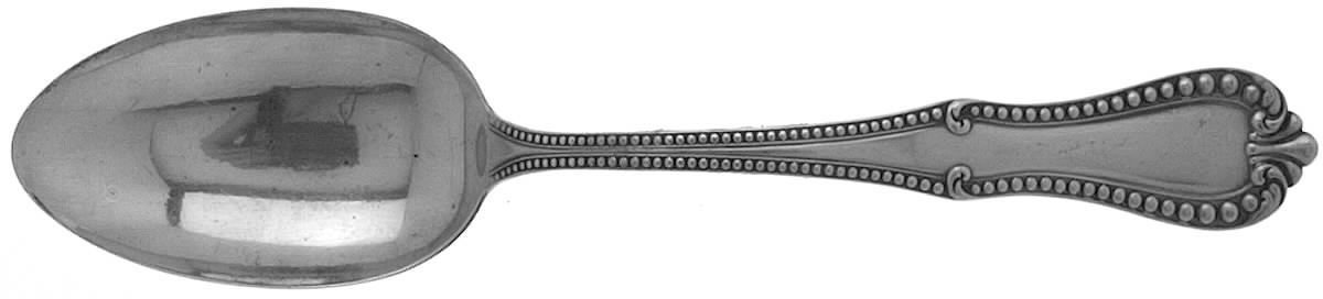Georgian Bead (Sterling) Tablespoon (Serving Spoon) by Frank Whiting-1