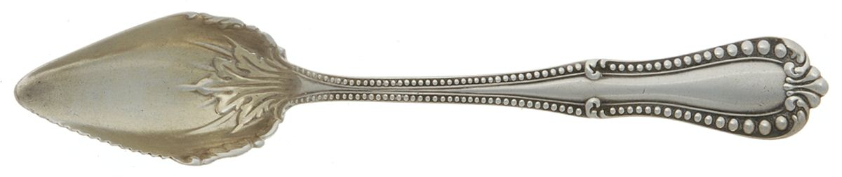 Georgian Bead (Sterling) Orange Spoon by Frank Whiting-1