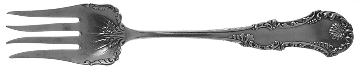 George III (Sterling, 1891) Large Chipped Beef Fork by Frank Whiting-1