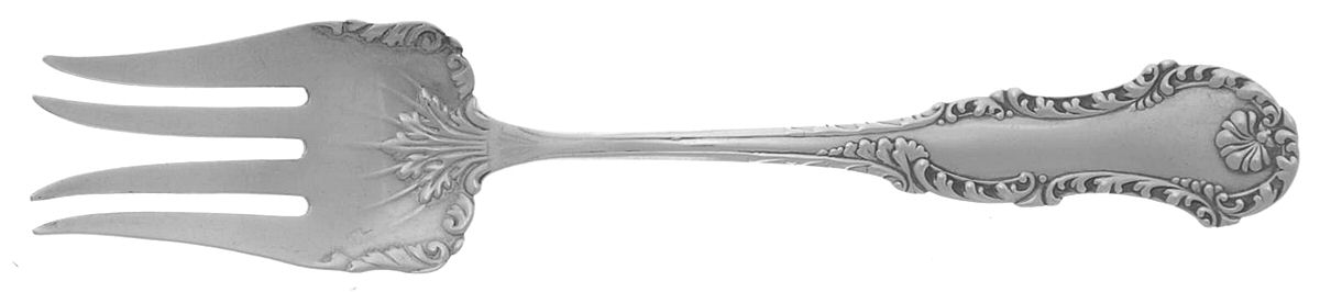George III (Sterling, 1891) Small Chipped Beef Fork by Frank Whiting-1