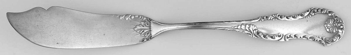 George III (Sterling, 1891) Flat Handle Master Butter Knife by Frank Whiting-1