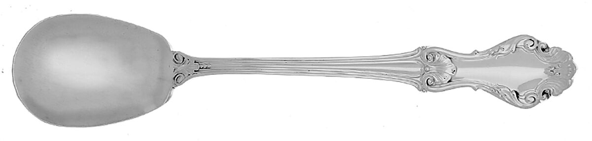 Georgian Shell (Sterling, 1948) Egg Spoon Solid Individual HC by Frank Whiting-1