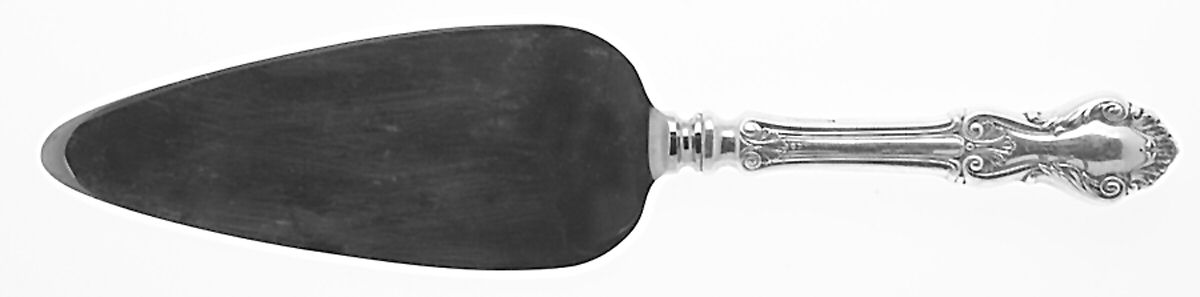 Georgian Shell (Sterling, 1948) Pie Server with Stainless Blade by Frank Whiting-1