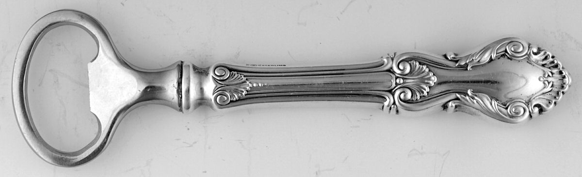 Georgian Shell (Sterling, 1948) Bottle Opener with Stainless Bowl by Frank Whiting-1