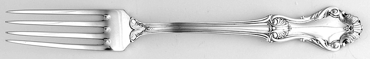 Georgian Shell (Sterling, 1948) Fork by Frank Whiting-1