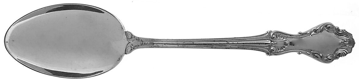 Georgian Shell (Sterling, 1948) Tablespoon (Serving Spoon) by Frank Whiting-1