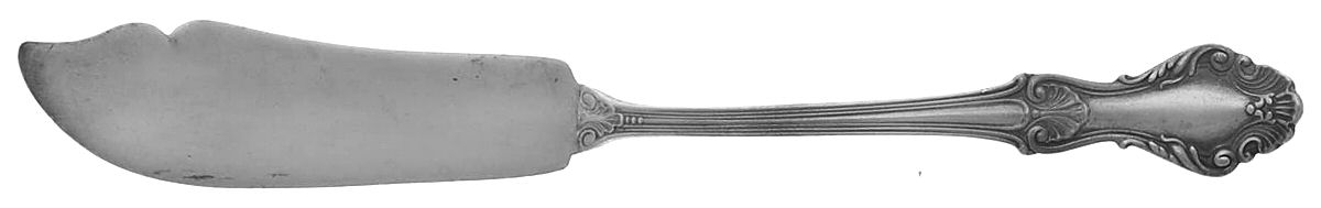 Georgian Shell (Sterling, 1948) Flat Handle Master Butter Knife by Frank Whiting-1
