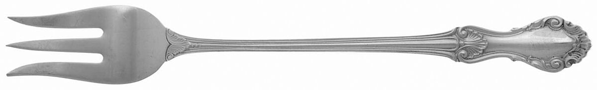 Georgian Shell (Sterling, 1948) Cocktail/Seafood Fork by Frank Whiting-1