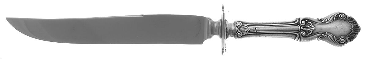 Georgian Shell (Sterling, 1948) Small Steak Carving Knife with Stainless Blade by Frank Whiting-1