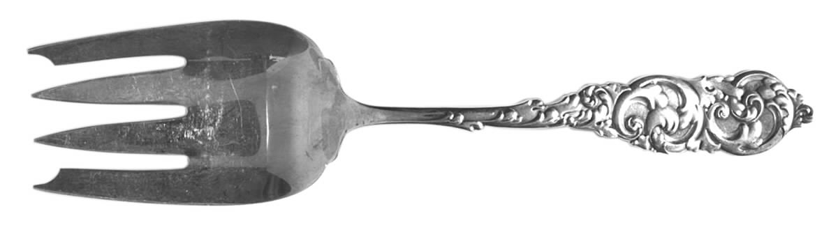Gladstone (Sterling, 1891) Solid Salad Serving Fork by Frank Whiting-1