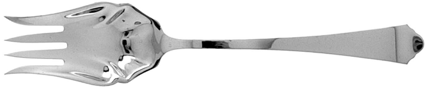 Governor Winthrop (Sterling) Small Solid Cold Meat Serving Fork by Frank Whiting-1