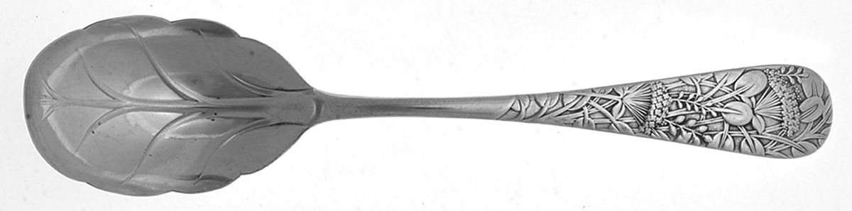 Hagie (Sterling, 1885) Sugar Shell Spoon by Frank Whiting-1