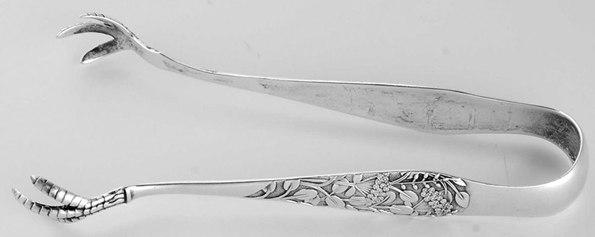 Hagie (Sterling, 1885) Bon Bon Tongs by Frank Whiting-1