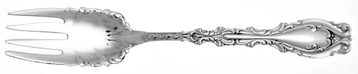 Josephine (Sterling, 1890, No Monograms) Individual Solid Fish Fork by Frank Whiting-1