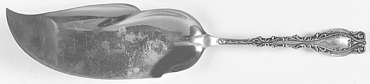 Josephine (Sterling, 1890, No Monograms) Large Solid Fish Serving Knife by Frank Whiting-1