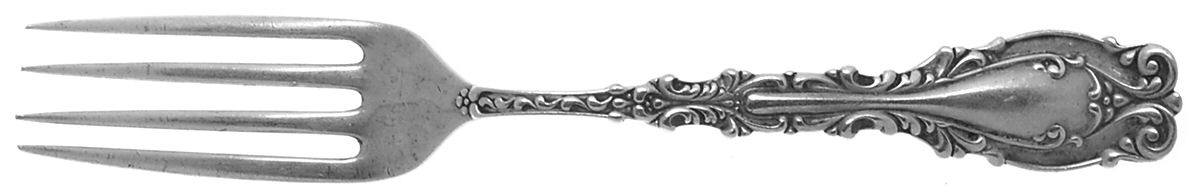 Josephine (Sterling, 1890, No Monograms) Solid Youth Tea Fork by Frank Whiting-1