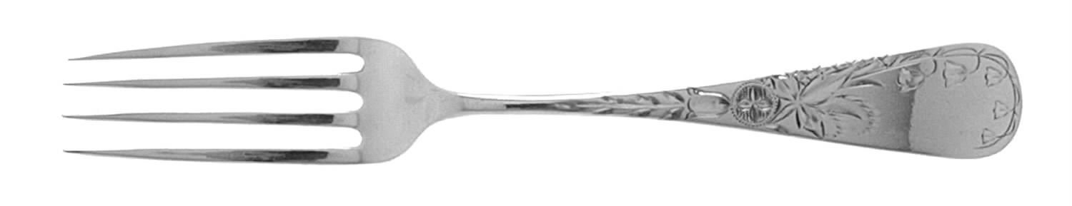 Lily-Engraved (Sterling, 1885) Fork by Frank Whiting-1