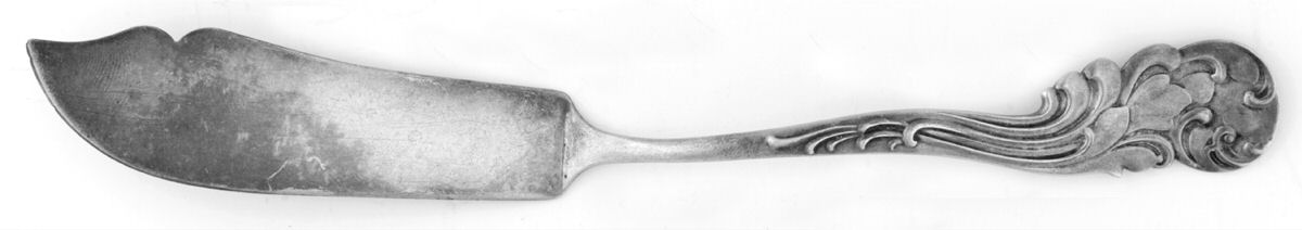 Marquise (Sterling, 1889) Flat Handle Master Butter Knife by Frank Whiting-1