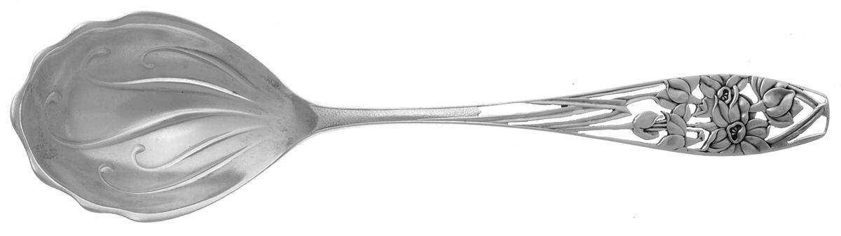 Narcissus (Sterling, 1886) Sugar Spoon by Frank Whiting-1