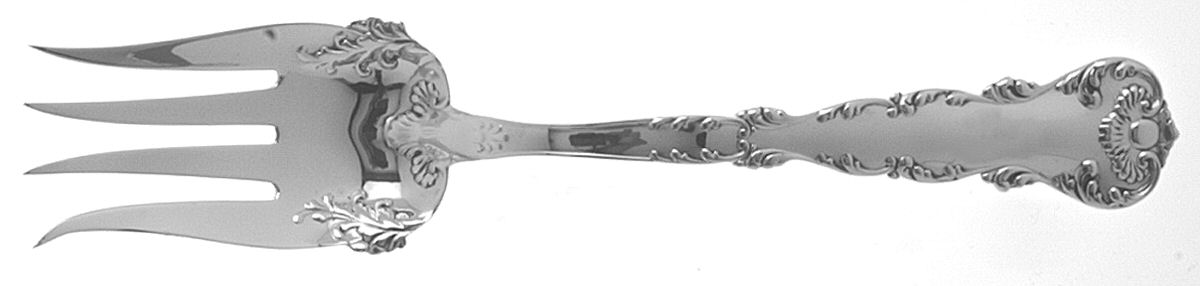 Neapolitan-Kings Court (Sterling, 1895, No Monos) Small Chipped Beef Fork by Frank Whiting-1