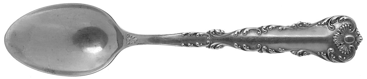 Neapolitan-Kings Court (Sterling, 1895, No Monos) Five O'Clock Teaspoon by Frank Whiting-1