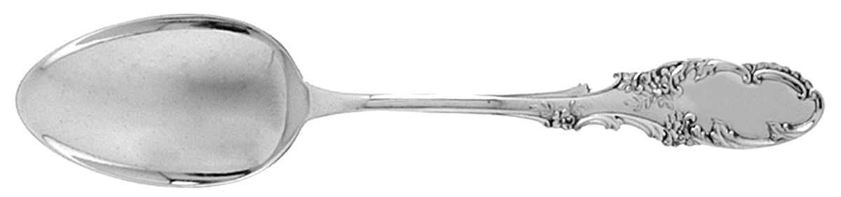 Orleans (Sterling, 1892) Monogrammed Oval Dessert/Soup Spoon by Frank Whiting-1