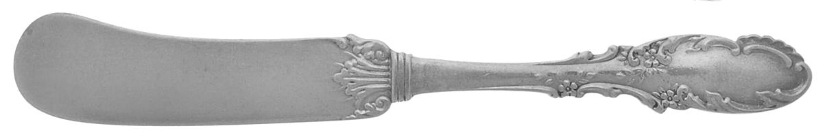 Orleans (Sterling, 1892) Flat Handle Butter Spreader by Frank Whiting-1