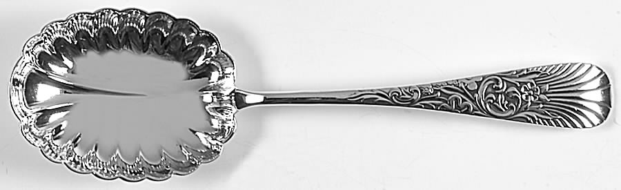 Palm (Sterling, 1887) Preserve Spoon by Frank Whiting-1