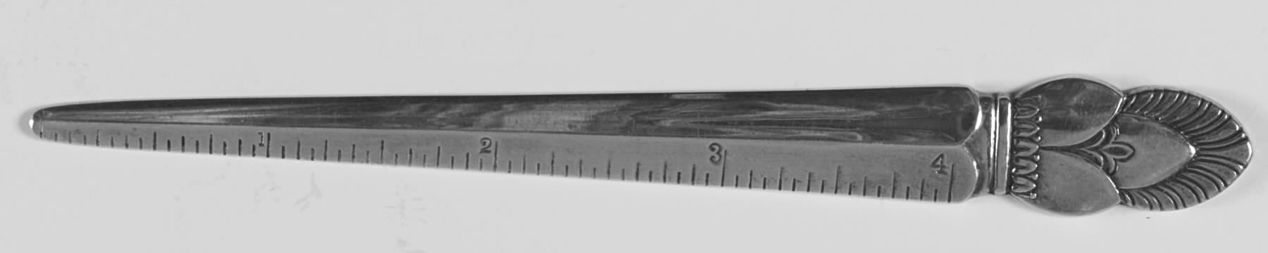 Princess Ingrid (Sterling) Letter Opener with Ruler by Frank Whiting-1