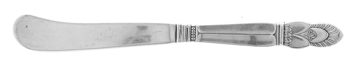 Princess Ingrid (Sterling) Hollow Handle Paddle Butter Spreader (Solid) by Frank Whiting-1