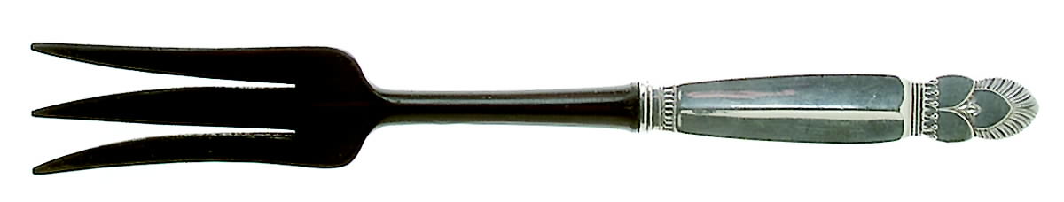 Princess Ingrid (Sterling) Salad Serving Fork with Plastic Prongs by Frank Whiting-1
