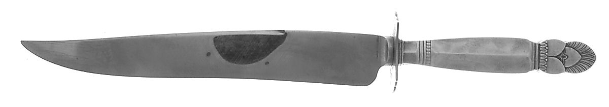 Princess Ingrid (Sterling) Large Stainless Blade Roast Carving Knife by Frank Whiting-1